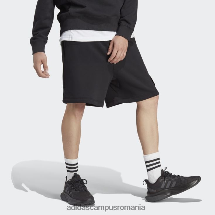 adidas campus romania pantaloni scurți negri din lână lounge bărbați negru J266N24955