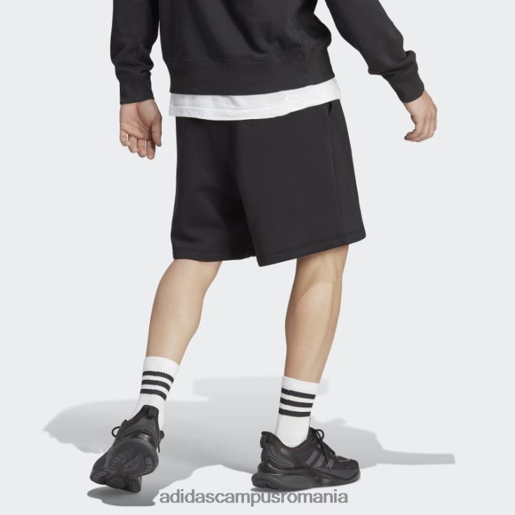 adidas campus romania pantaloni scurți negri din lână lounge bărbați negru J266N24955
