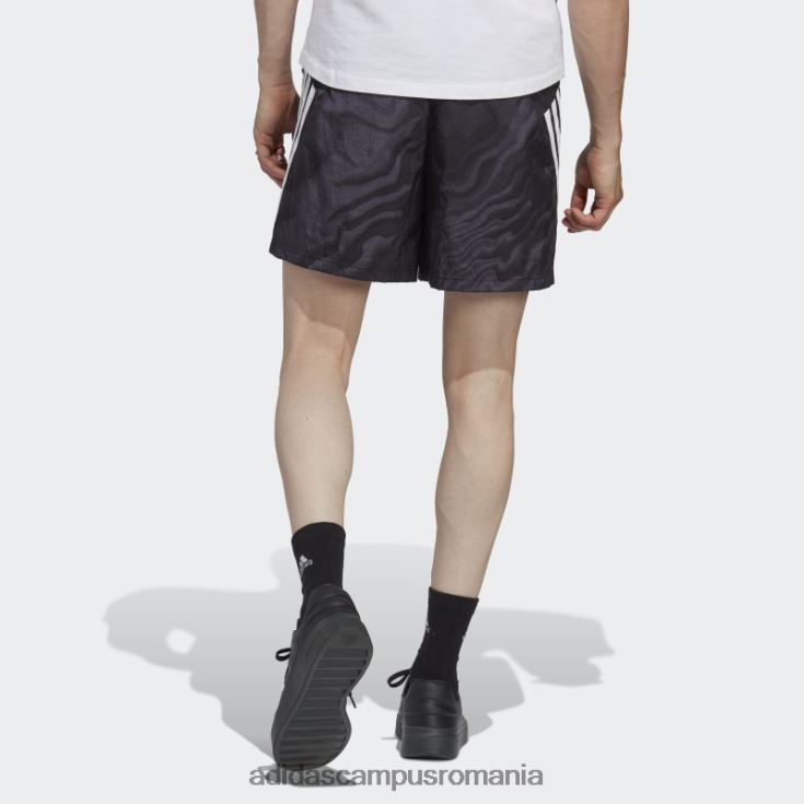 adidas campus romania pantaloni scurți negru cu imprimeu cu iconițe viitoare bărbați negru J266N25600