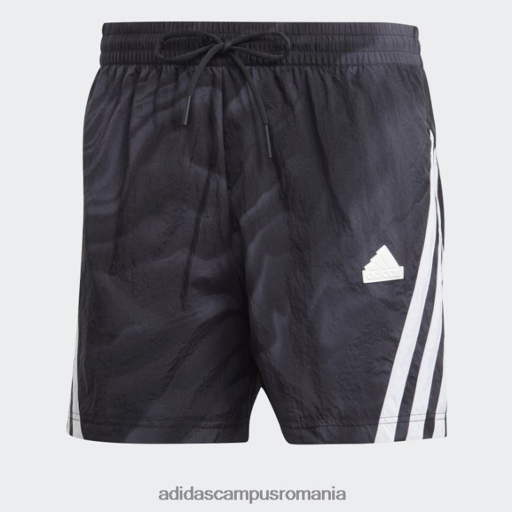 adidas campus romania pantaloni scurți negru cu imprimeu cu iconițe viitoare bărbați negru J266N25600