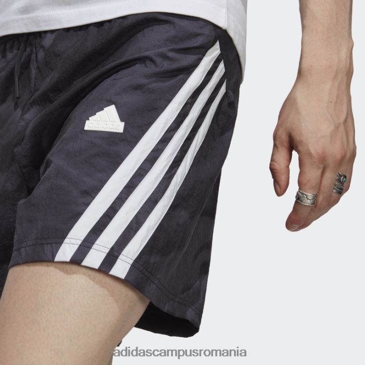 adidas campus romania pantaloni scurți negru cu imprimeu cu iconițe viitoare bărbați negru J266N25600