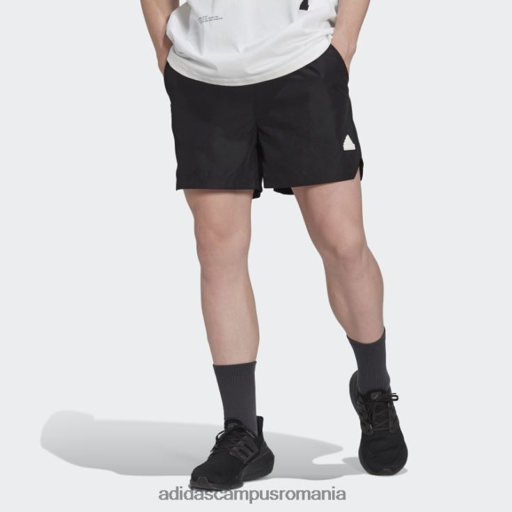 adidas campus romania pantaloni scurți tech negru fashion bărbați negru J266N2968