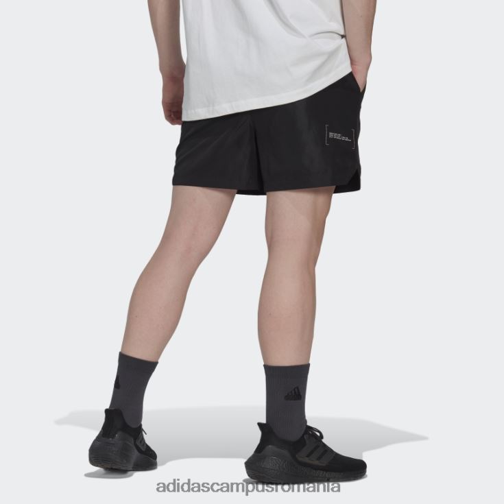 adidas campus romania pantaloni scurți tech negru fashion bărbați negru J266N2968