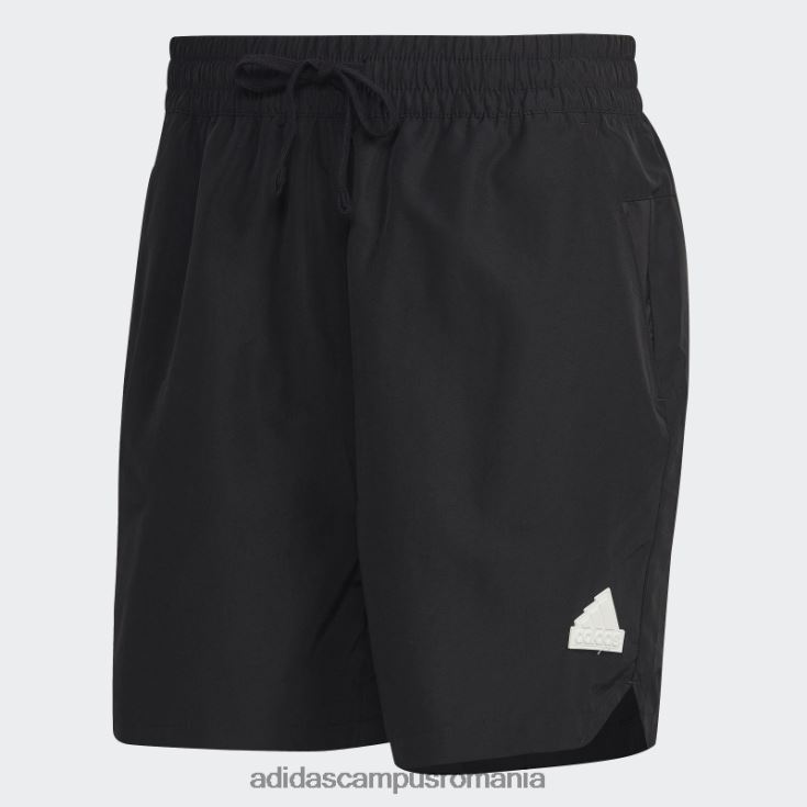 adidas campus romania pantaloni scurți tech negru fashion bărbați negru J266N2968