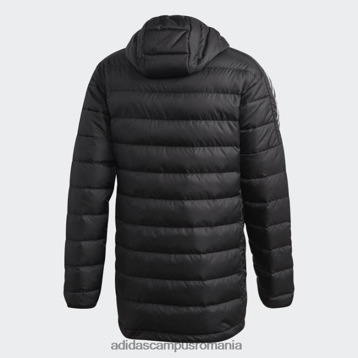 adidas campus romania parka cu puf de esențiale negru bărbați negru J266N26679