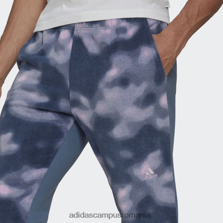 adidas campus romania polar fleece natura imprimeu pantalon oțel adidas bărbați oţel J266N27152