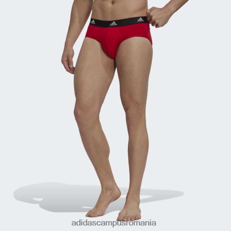 adidas campus romania slip negru de confort flex bumbac 3 dungi adidas bărbați negru/rosu/negru alb J266N213875