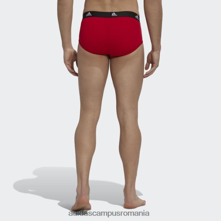 adidas campus romania slip negru de confort flex bumbac 3 dungi adidas bărbați negru/rosu/negru alb J266N213875
