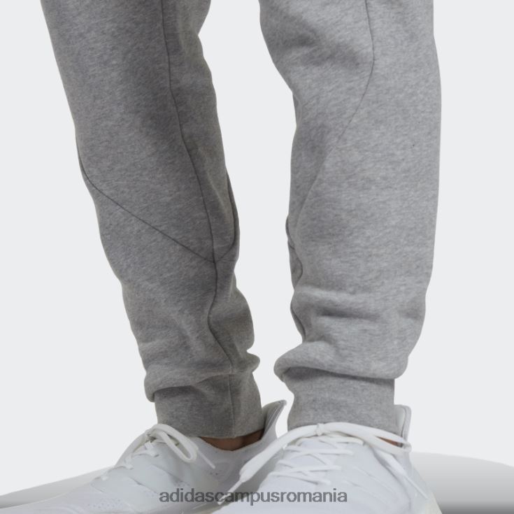 adidas campus romania stadion fleece insignă de sport cu manșete pantaloni gri mediu bărbați gri mediu J266N26554