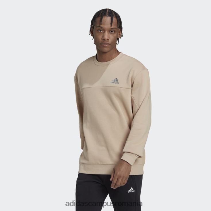 adidas campus romania stadion fleece insigna de sport hanorac bej adidas bărbați bej J266N26654