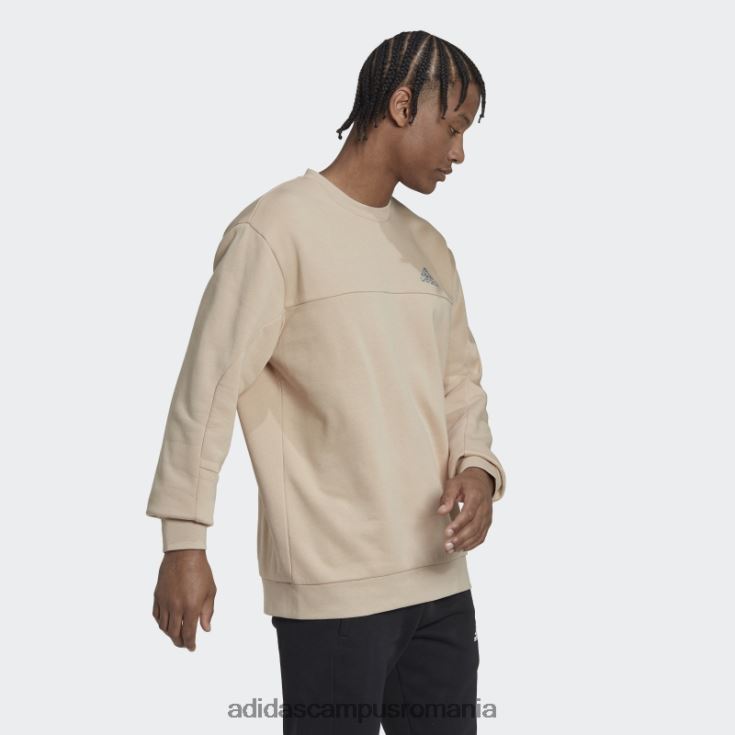 adidas campus romania stadion fleece insigna de sport hanorac bej adidas bărbați bej J266N26654