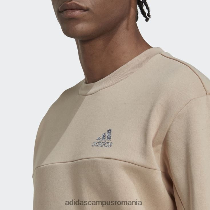 adidas campus romania stadion fleece insigna de sport hanorac bej adidas bărbați bej J266N26654