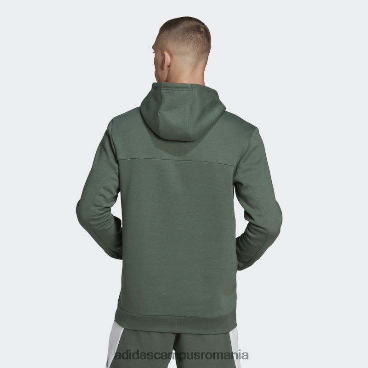 adidas campus romania stadion fleece insigna de sport hanorac verde oxid adidas bărbați oxid verde J266N27542