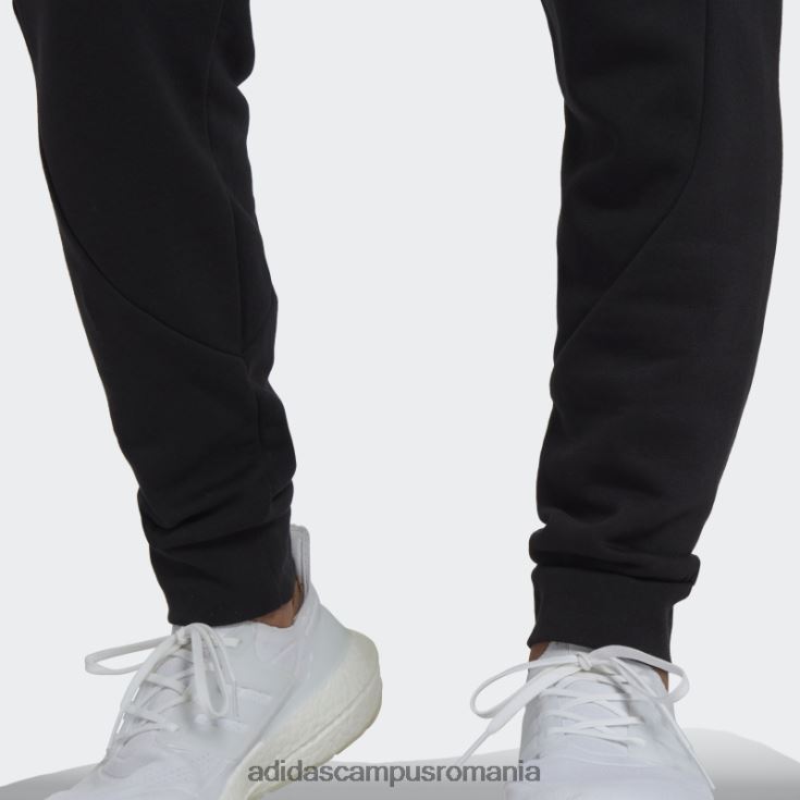 adidas campus romania stadion fleece insigna de sport pantaloni cu manșete negru adidas bărbați negru J266N26882