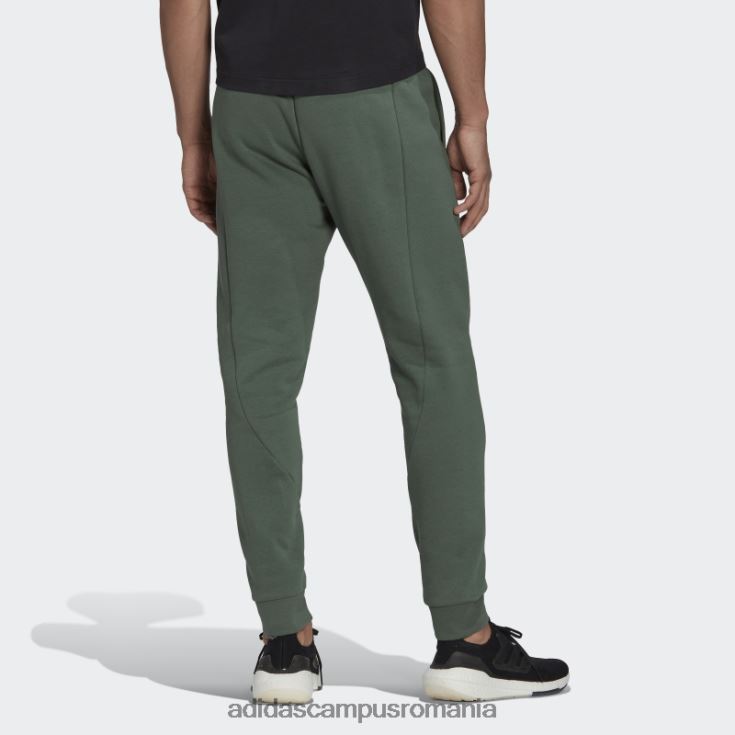 adidas campus romania stadion fleece insigna de sport pantaloni cu manșete verde oxid fierbinte bărbați oxid verde J266N21657