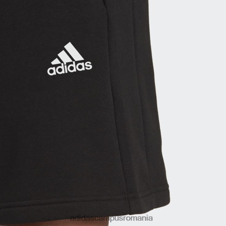 adidas campus romania stadion fleece reciclat insignă de pantaloni scurți sport negru bărbați negru J266N26812