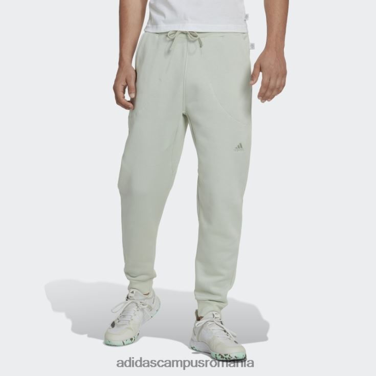 adidas campus romania studio lounge pantaloni fleece verzi bărbați verde J266N26973