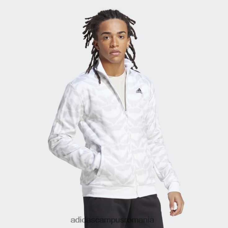 adidas campus romania tiro costume-up track top alb bărbați alb J266N213226