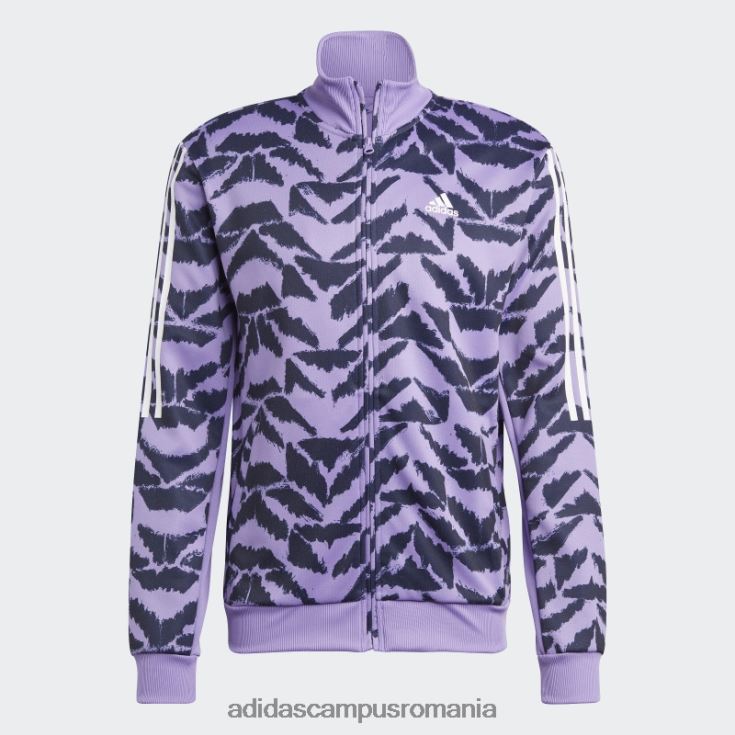adidas campus romania tiro costume-up track top violet bărbați violet J266N23637