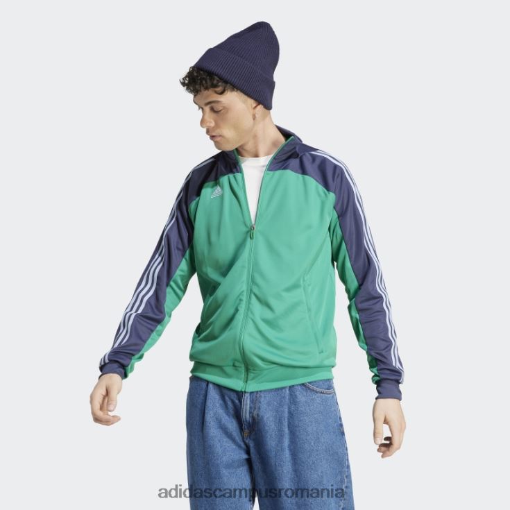 adidas campus romania tiro track top court green bărbați curte verde/marin J266N214545