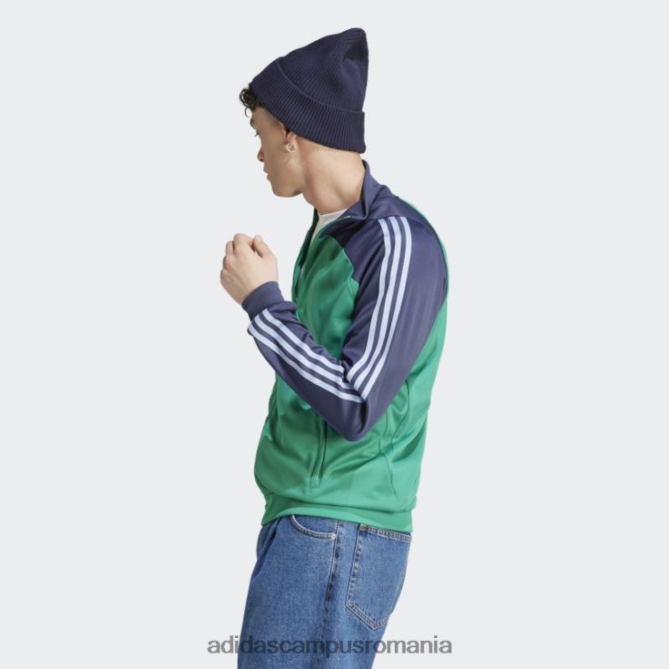 adidas campus romania tiro track top court green bărbați curte verde/marin J266N214545