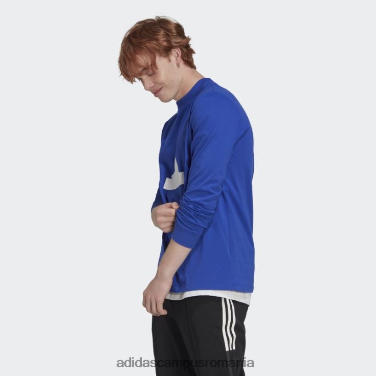adidas campus romania top albastru cu maneca lunga bărbați albastru J266N215076