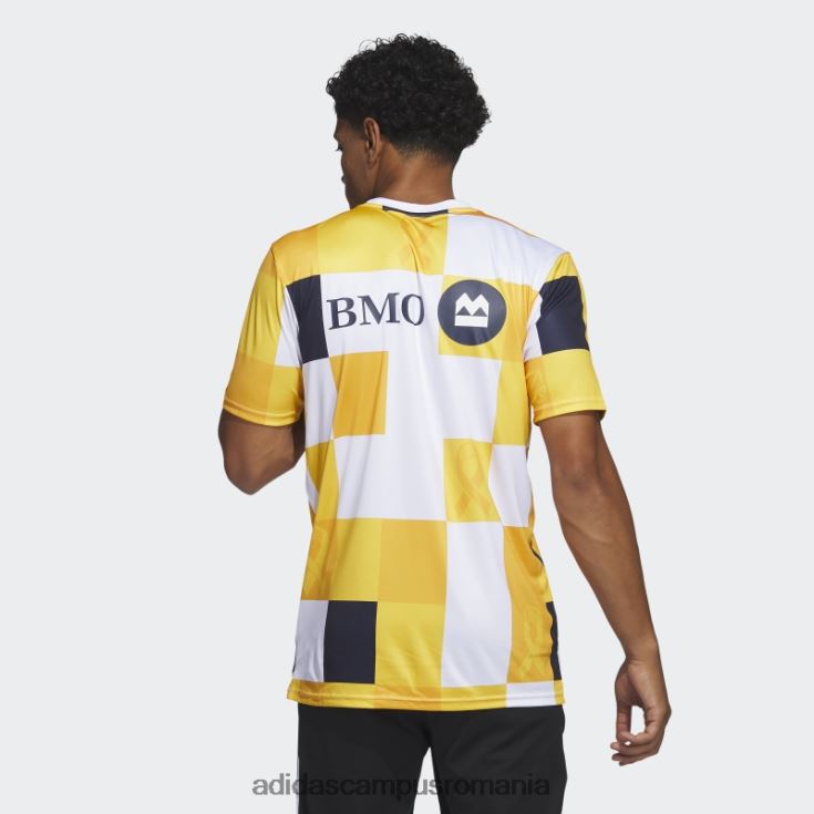 adidas campus romania toronto fc kick copilărie cancer pre-meci tricou coll auriu bărbați coll gold/mls-tfs-to5 J266N27286