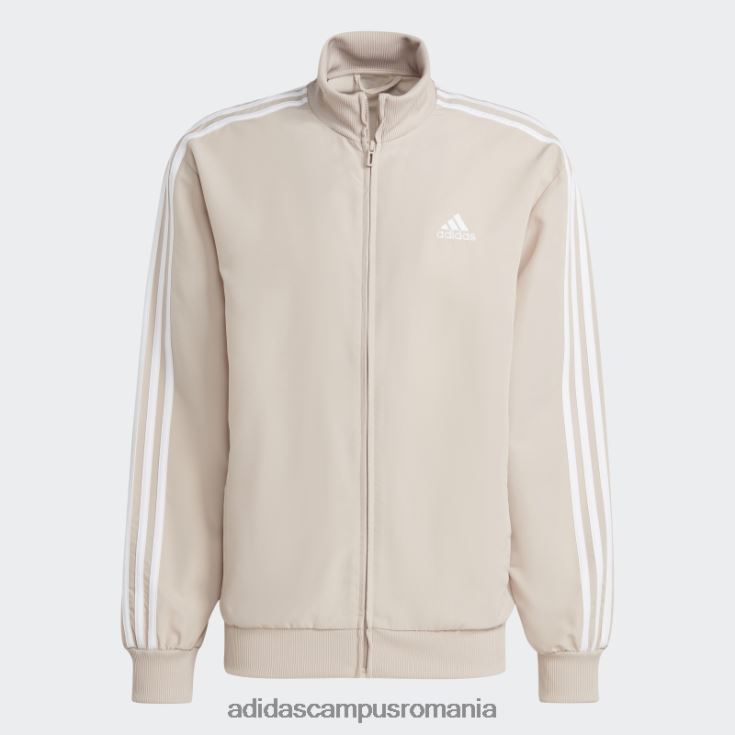 adidas campus romania trening adidas țesut cu 3 dungi taupe bărbați taupe/negru J266N214223