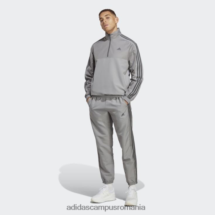 adidas campus romania trening gri adidas țesut cu fermoar 1/4 bărbați gri J266N213137