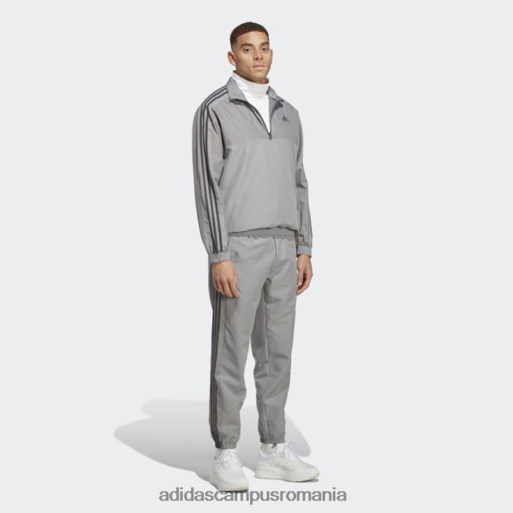 adidas campus romania trening gri adidas țesut cu fermoar 1/4 bărbați gri J266N213137