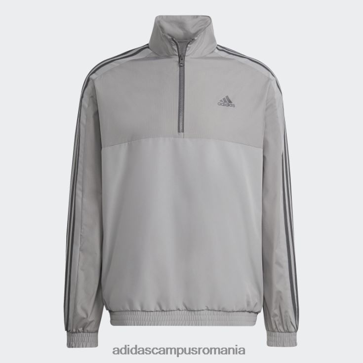 adidas campus romania trening gri adidas țesut cu fermoar 1/4 bărbați gri J266N213137
