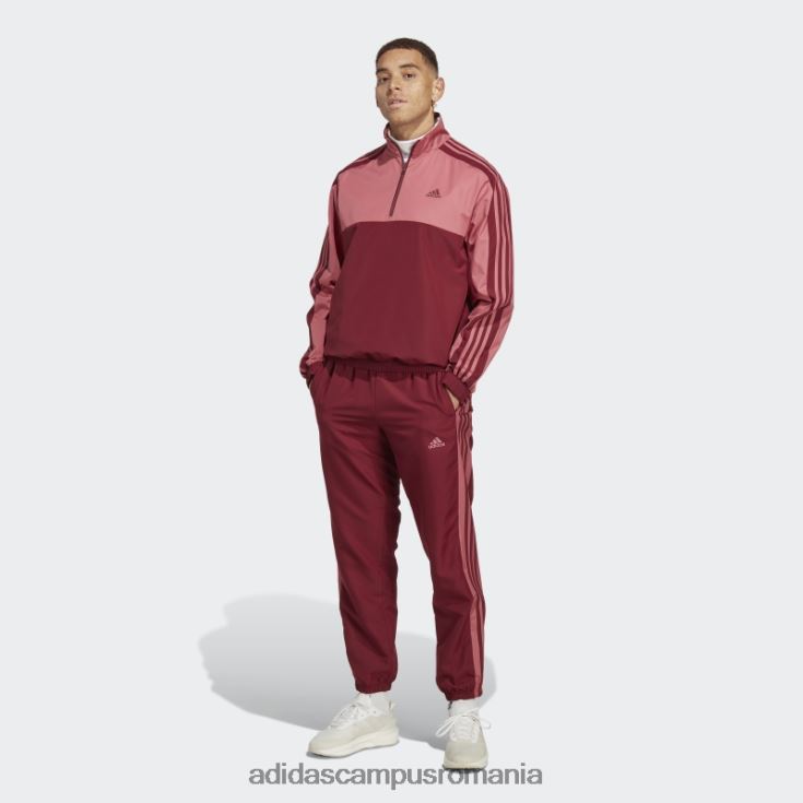 adidas campus romania trening roșu țesut cu fermoar 1/4 bărbați roșu J266N213978