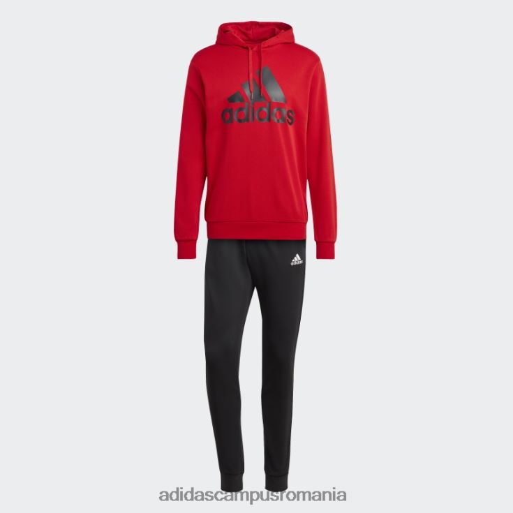 adidas campus romania trening stacojiu cu logo mare terry bărbați stacojiu/negru/alb J266N213822