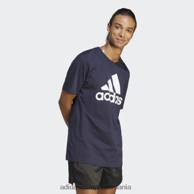 adidas campus romania tricou adidas cu un singur tricou cu logo mare ink essentials bărbați cerneală/alb J266N2945