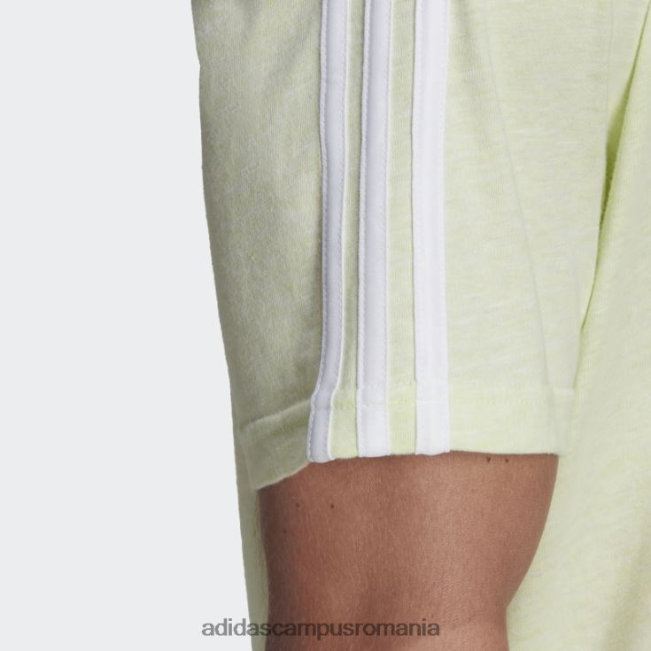 adidas campus romania tricou adidas lime mel essentials cu 3 dungi bărbați lime mel/alb J266N214823