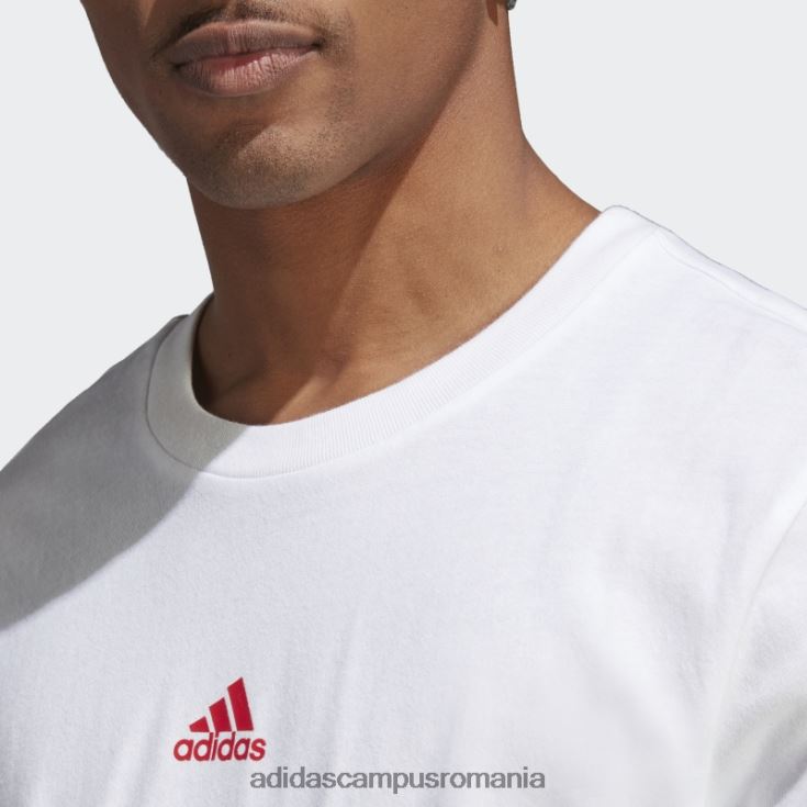 adidas campus romania tricou alb brandlove bărbați alb J266N25758