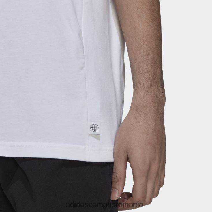 adidas campus romania tricou alb studio lounge bărbați alb J266N21217