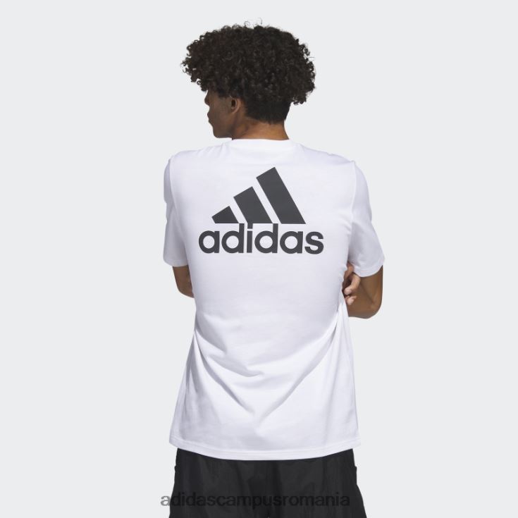 adidas campus romania tricou alb xpress cu maneca scurta bărbați alb J266N25717