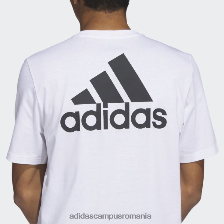 adidas campus romania tricou alb xpress cu maneca scurta bărbați alb J266N25717