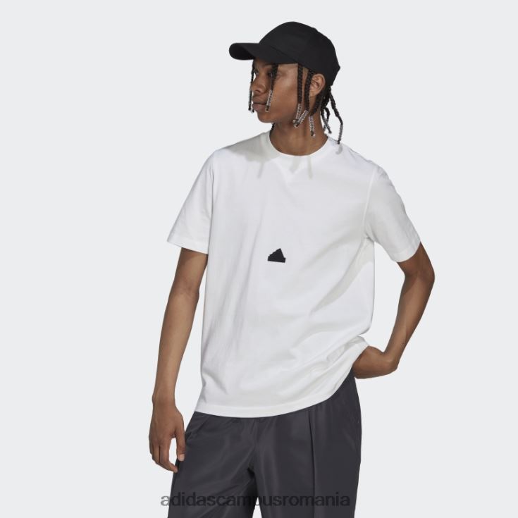 adidas campus romania tricou clasic alb bărbați alb J266N21112