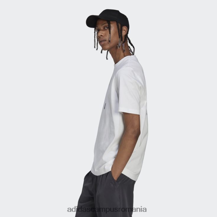adidas campus romania tricou clasic alb bărbați alb J266N21112