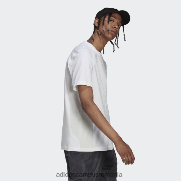 adidas campus romania tricou clasic alb bărbați alb J266N21112