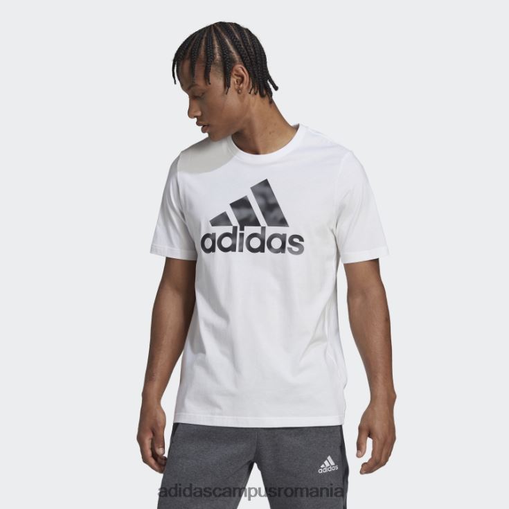 adidas campus romania tricou cu imprimeu camo essentials alb bărbați alb J266N24927