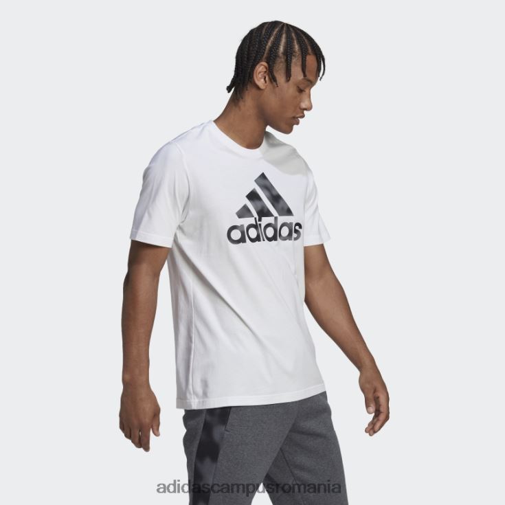 adidas campus romania tricou cu imprimeu camo essentials alb bărbați alb J266N24927