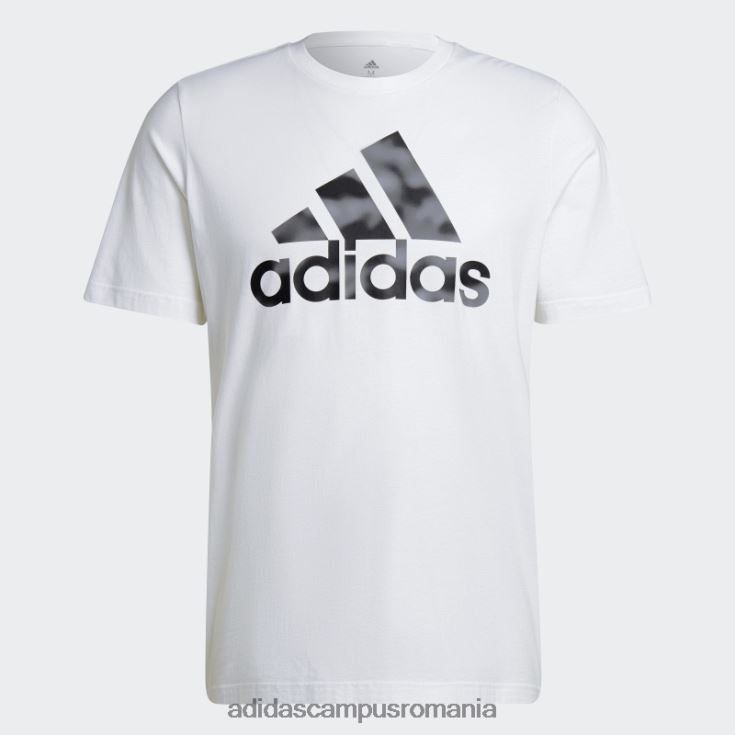 adidas campus romania tricou cu imprimeu camo essentials alb bărbați alb J266N24927