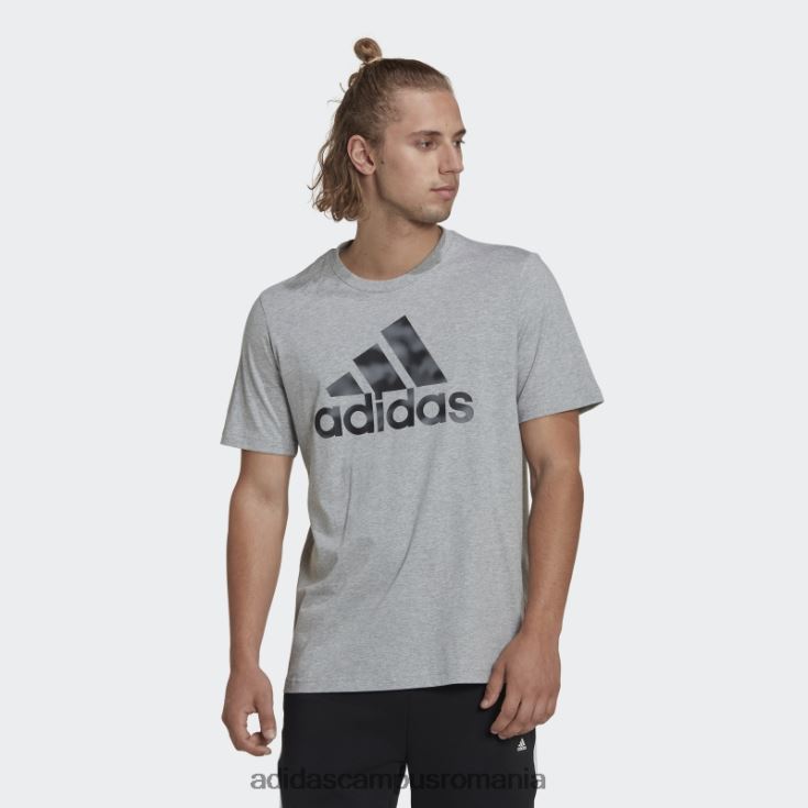 adidas campus romania tricou cu imprimeu camo essentials gri mediu adidas bărbați gri mediu J266N26570