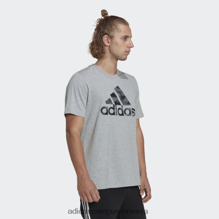 adidas campus romania tricou cu imprimeu camo essentials gri mediu adidas bărbați gri mediu J266N26570