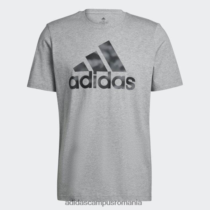 adidas campus romania tricou cu imprimeu camo essentials gri mediu adidas bărbați gri mediu J266N26570