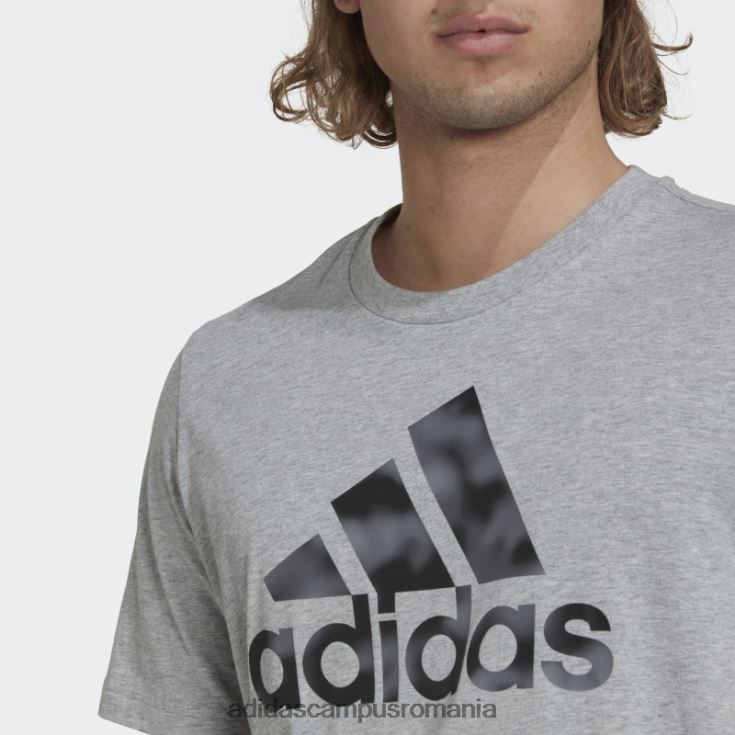 adidas campus romania tricou cu imprimeu camo essentials gri mediu adidas bărbați gri mediu J266N26570