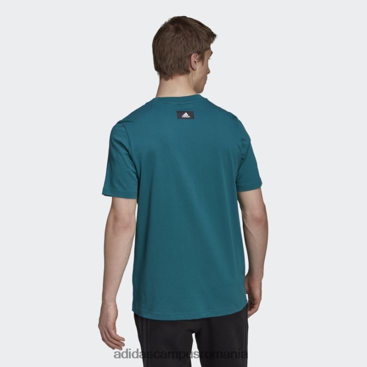 adidas campus romania tricou cu logo adidas teal future icons bărbați teal J266N27035